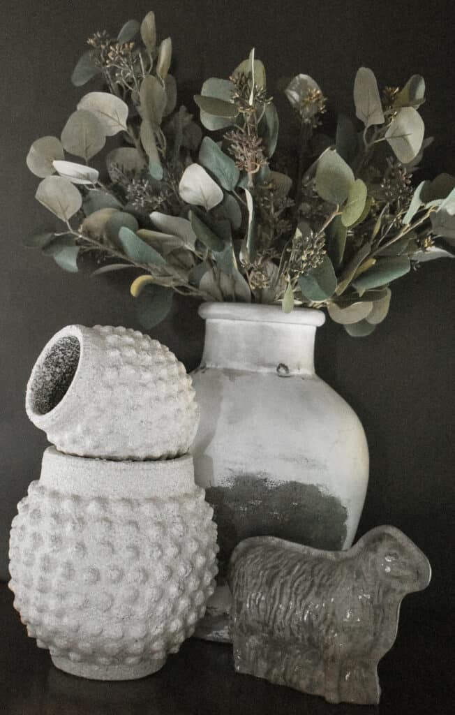 Quick and easy designer pottery dupe